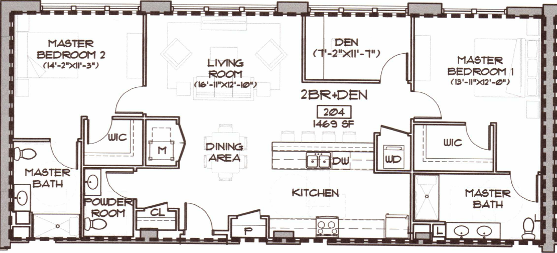Dual Master Unit layout